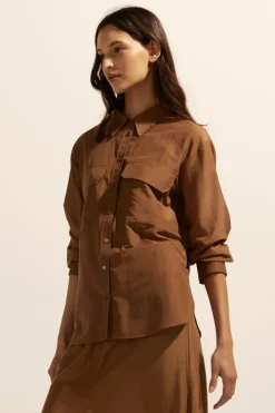 Abroad Top-Caramel|zoe kratzmann Discount