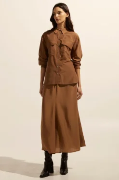 Abroad Top-Caramel|zoe kratzmann Discount