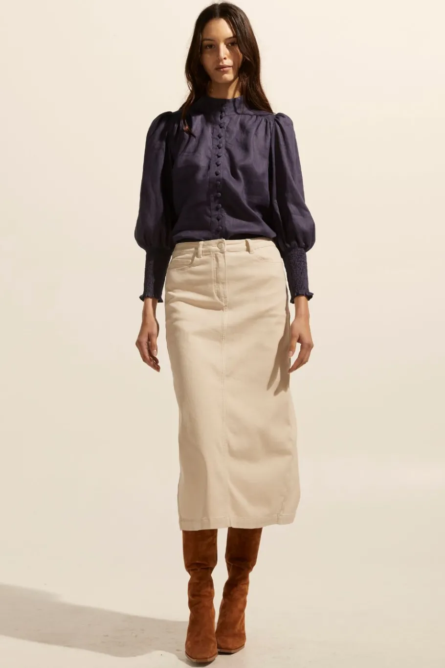 Accord Skirt-Stone|zoe kratzmann Clearance