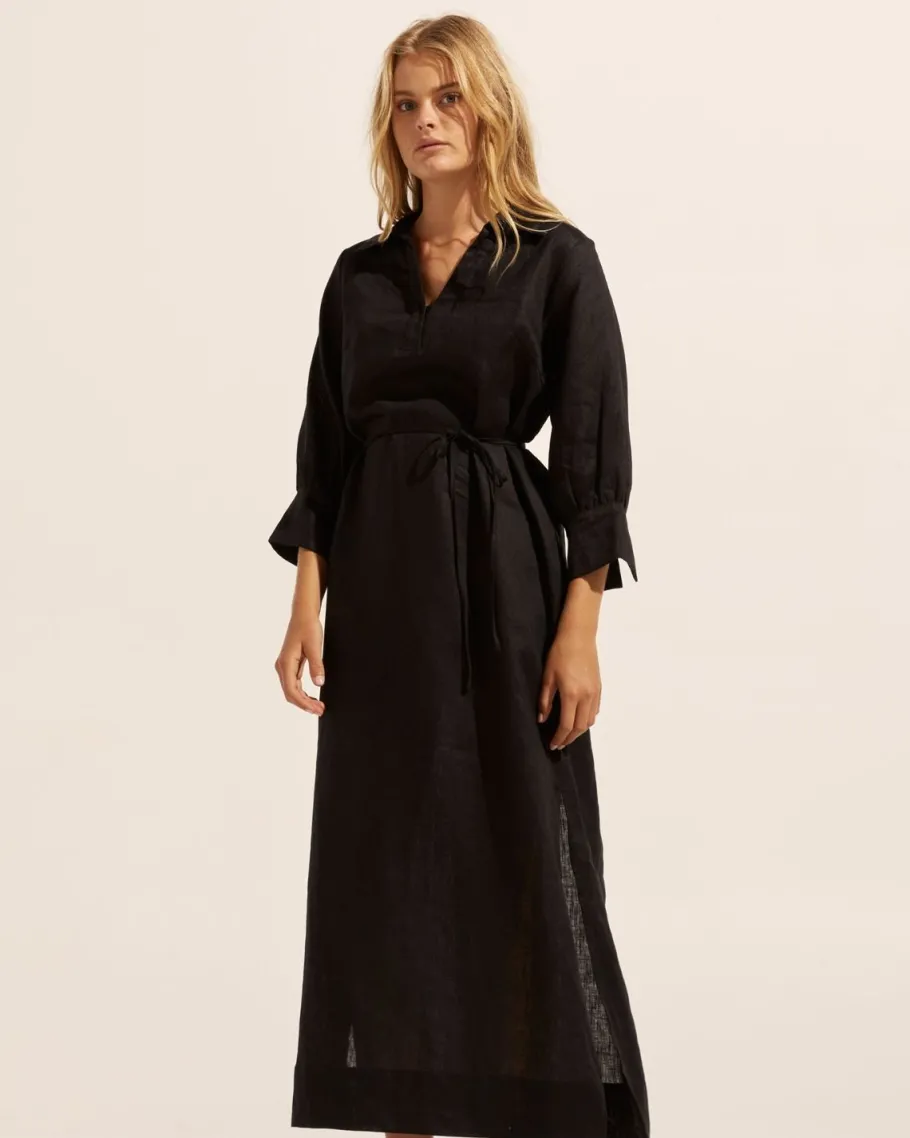 Adrift Dress-Black|zoe kratzmann