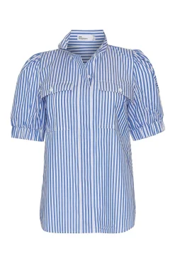 Allot Top-Cobalt Stripe|zoe kratzmann