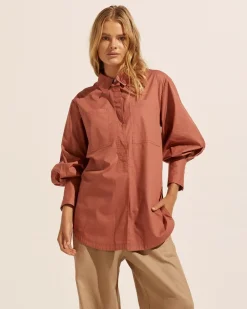 Ardent Top-Rust|zoe kratzmann Clearance