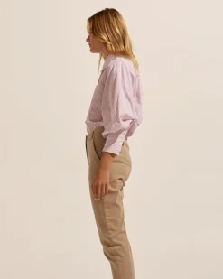 Ardent Top-Strawberry Stripe|zoe kratzmann