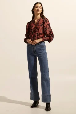 Beam Top-Clay Floral|zoe kratzmann Clearance