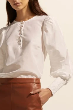 Beam Top-Porcelain|zoe kratzmann Hot