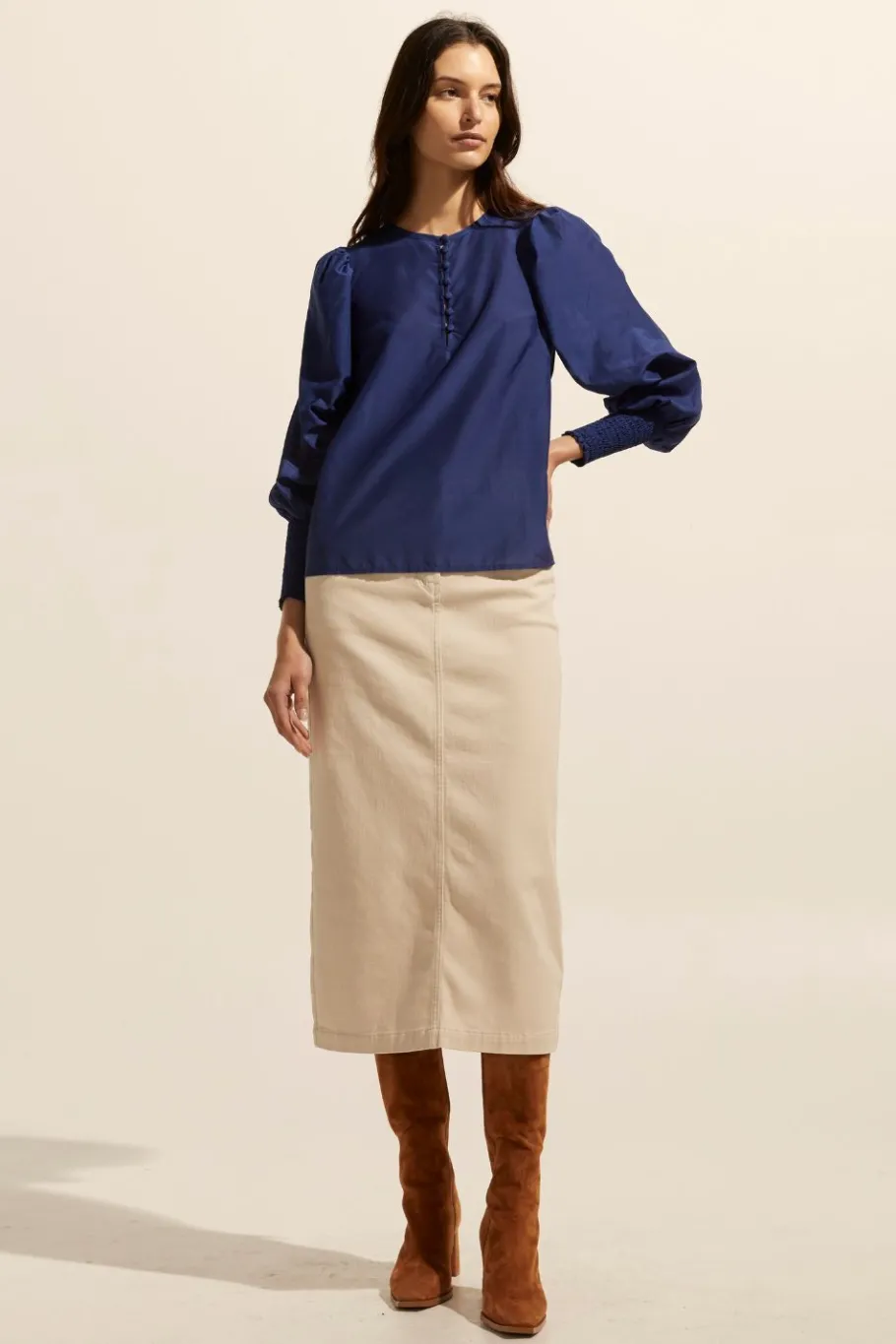 Beam Top-Slate|zoe kratzmann Discount