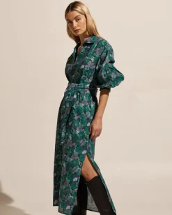 Beeline Dress-Juniper Floral|zoe kratzmann Best