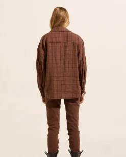 Bounty Top-Chocolate Check|zoe kratzmann Sale