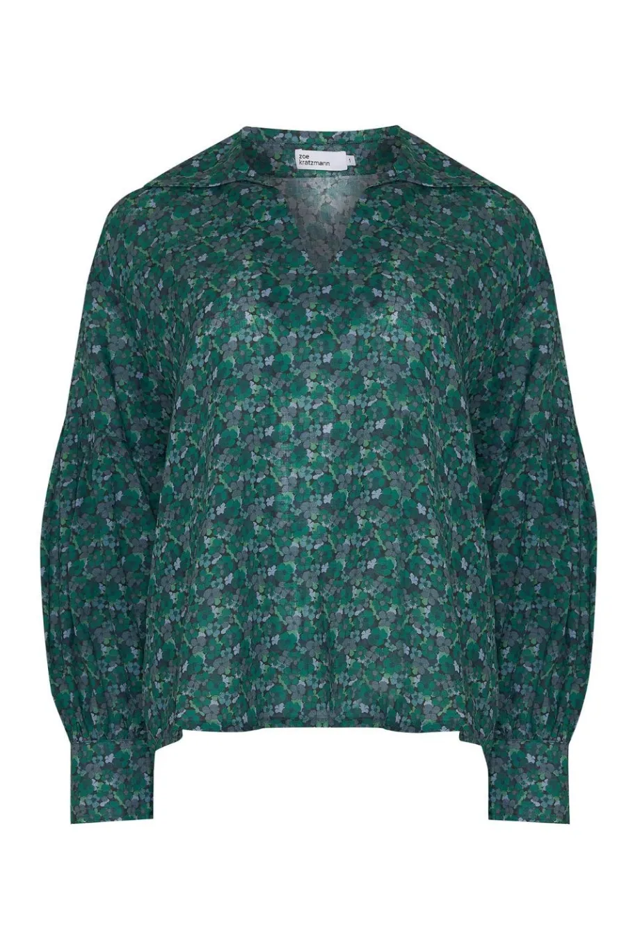 Bounty Top-Juniper Floral|zoe kratzmann New