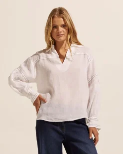 Bounty Top-Porcelain|zoe kratzmann New