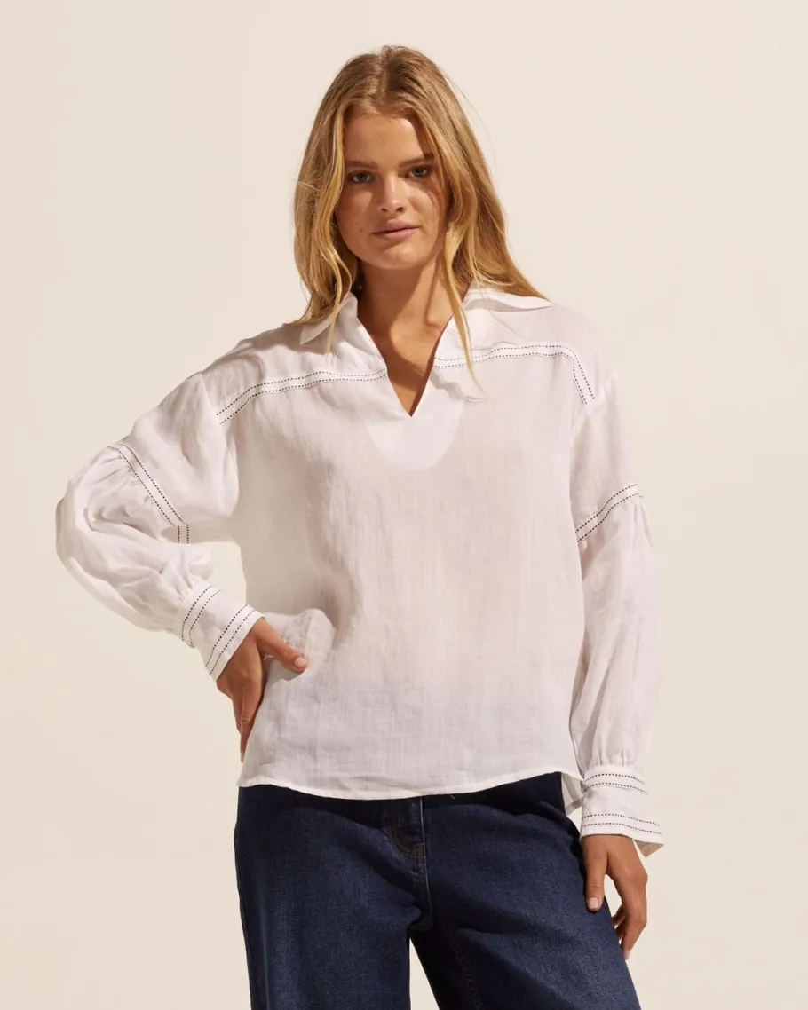 Bounty Top-Porcelain|zoe kratzmann New
