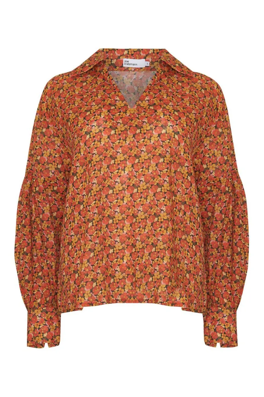 Bounty Top-Sunset Floral|zoe kratzmann Online