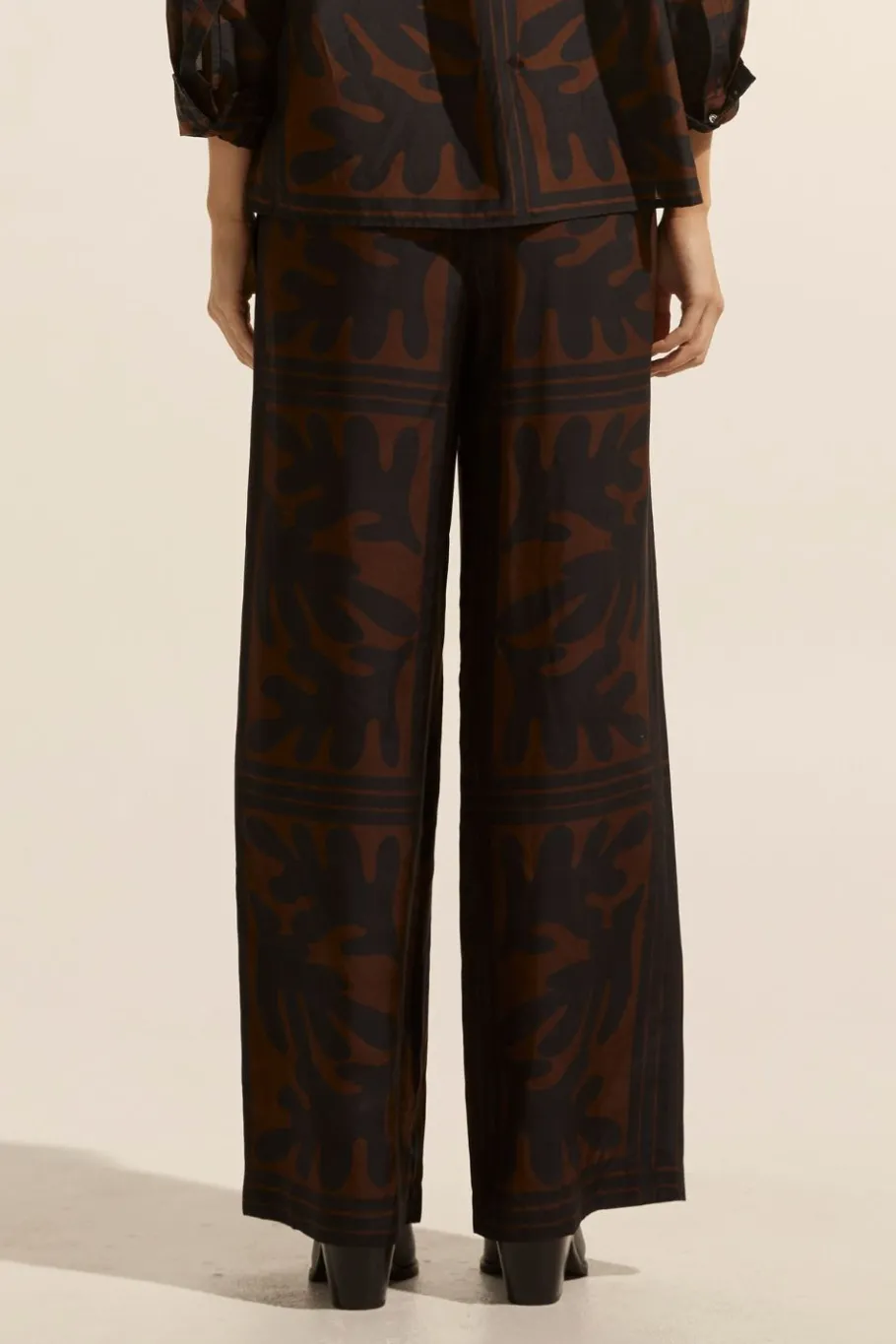 Breeze Pant-Choc Frond|zoe kratzmann