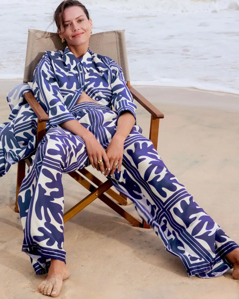 Breeze Pant-Frond Wave|zoe kratzmann Hot