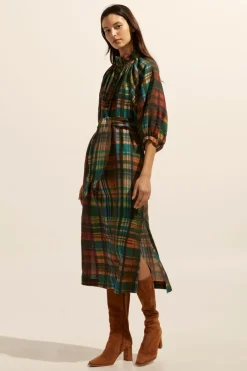 Capture Dress-Kaleidoscope Check|zoe kratzmann