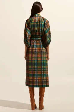 Capture Dress-Kaleidoscope Check|zoe kratzmann