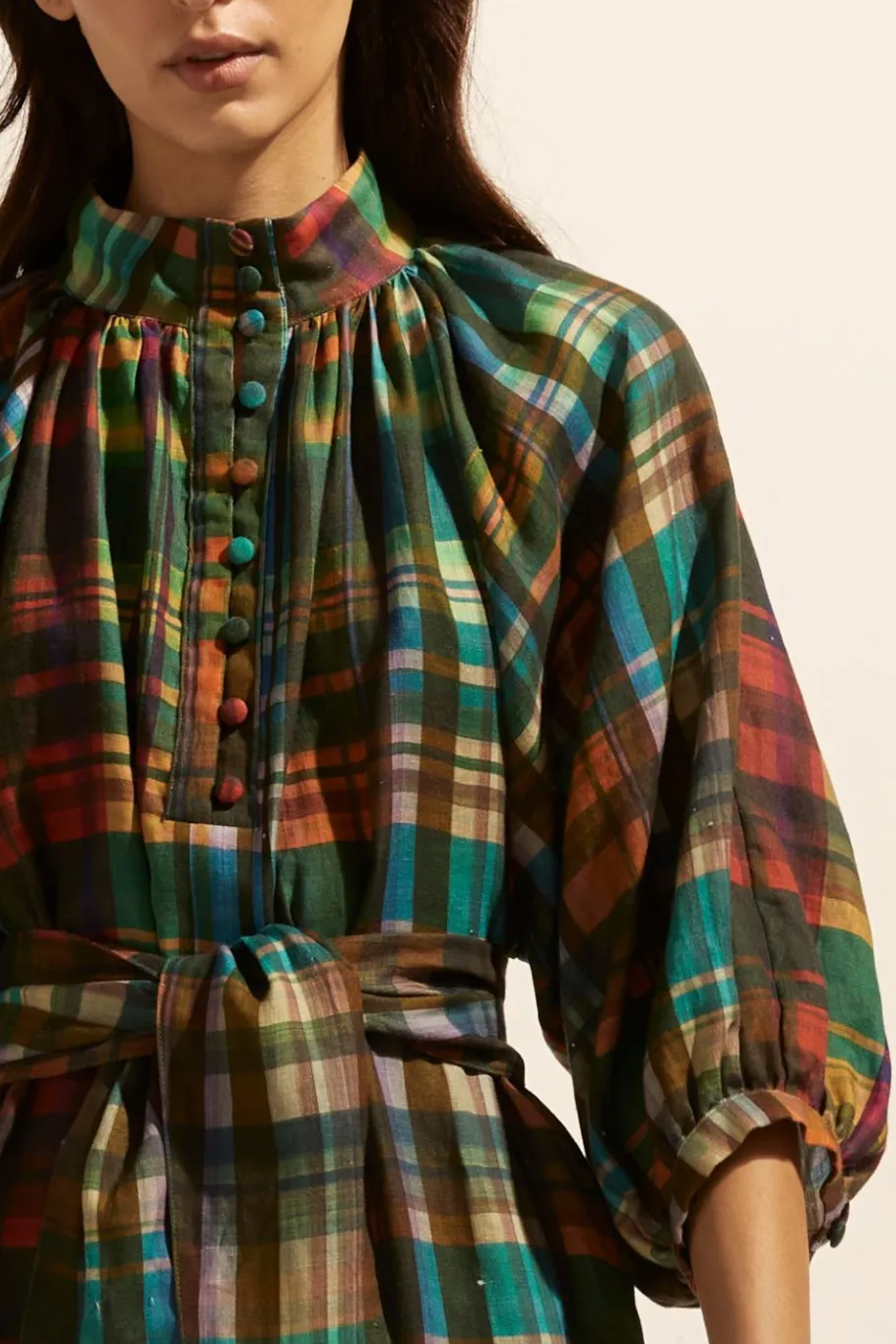 Capture Dress-Kaleidoscope Check|zoe kratzmann