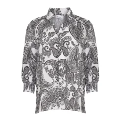 Carousel Top-Black Paisley|zoe kratzmann New