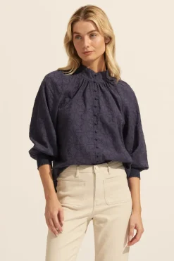 Carousel Top-Indigo|zoe kratzmann Online