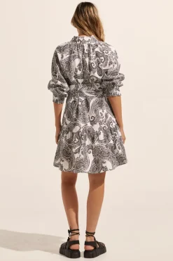 Cater Dress-Black Paisley|zoe kratzmann New