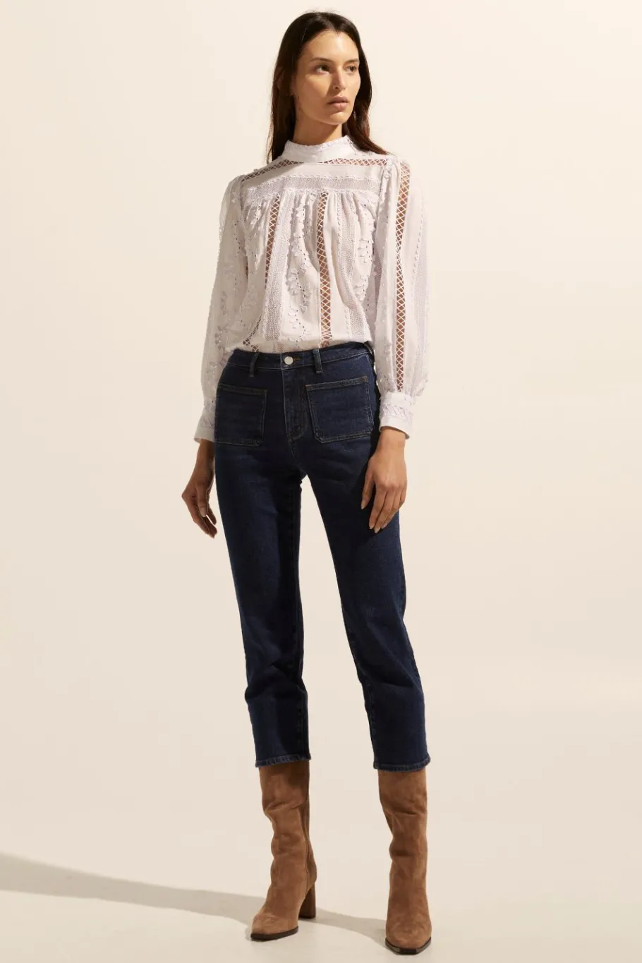 College Jean-Dark Denim|zoe kratzmann
