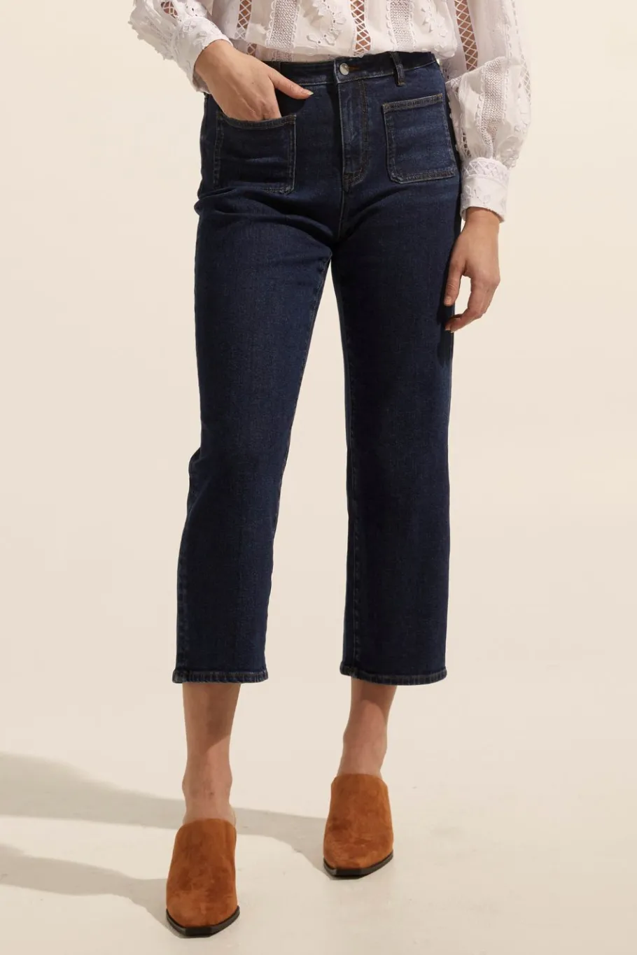 College Jean-Dark Denim|zoe kratzmann