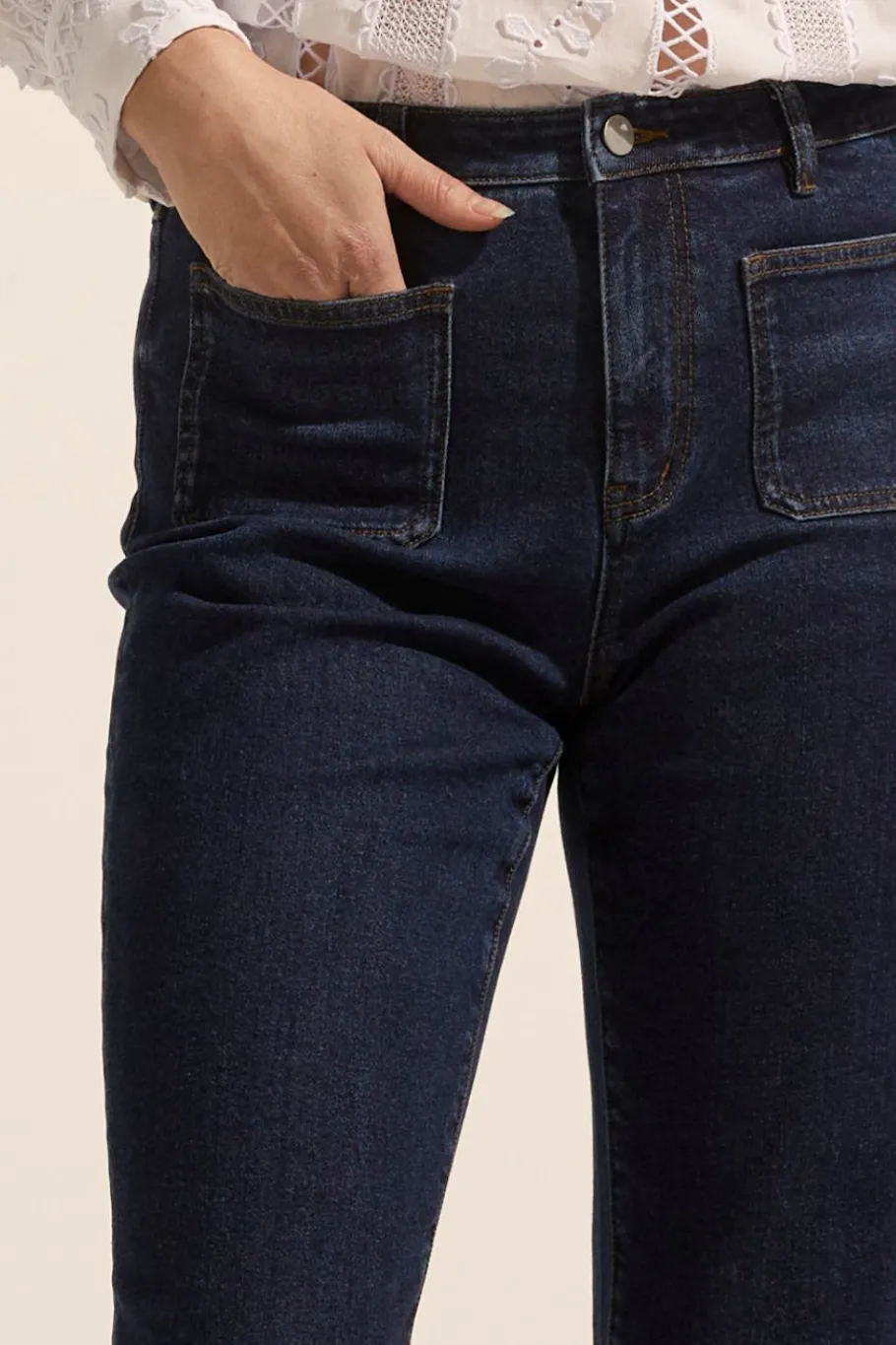 College Jean-Dark Denim|zoe kratzmann