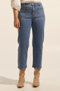 College Jean-Mid Denim|zoe kratzmann Online