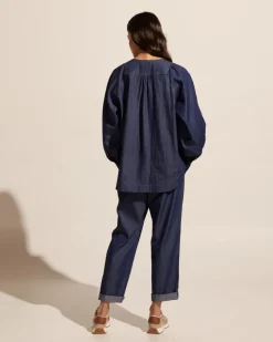 Collude Top-Dark Chambray|zoe kratzmann Online