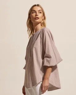 Collude Top-Toast Stripe|zoe kratzmann Clearance