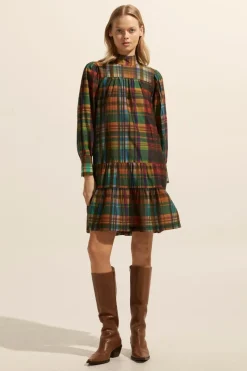 Confide Dress-Kaleidoscope Check|zoe kratzmann New
