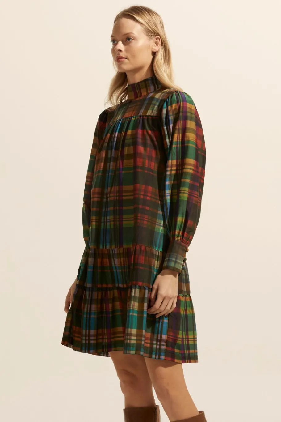 Confide Dress-Kaleidoscope Check|zoe kratzmann New