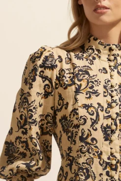 Crave Dress-Ochre Floral|zoe kratzmann Discount
