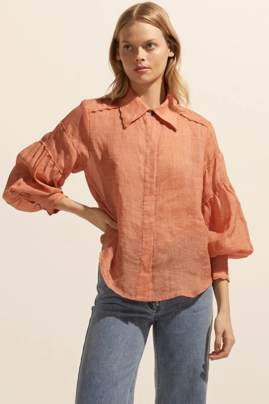 Dash Top-Apricot|zoe kratzmann Clearance