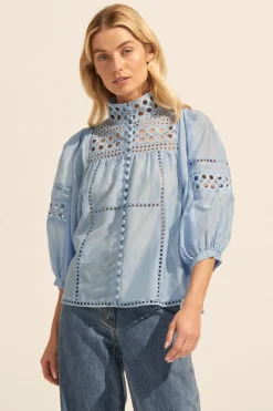 Dedicate Top-Pale Blue|zoe kratzmann Online