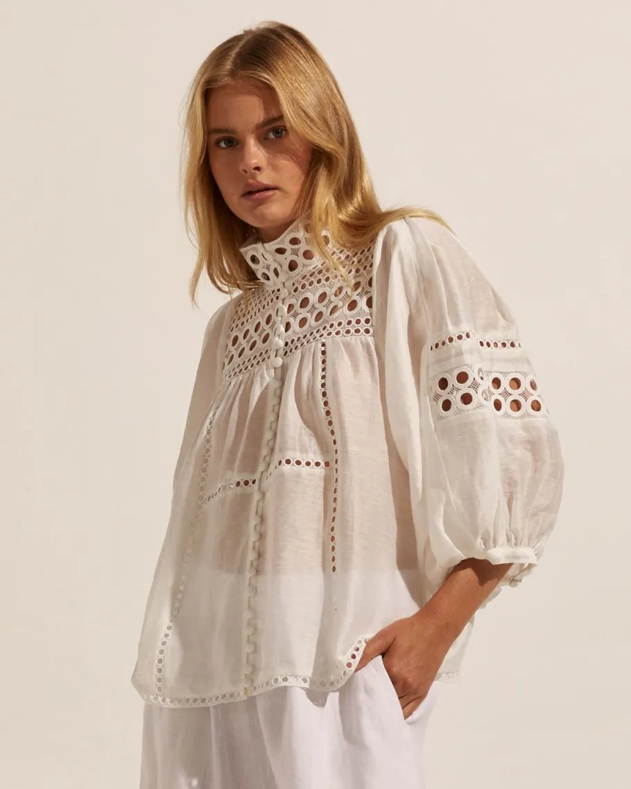 Dedicate Top-Porcelain|zoe kratzmann New