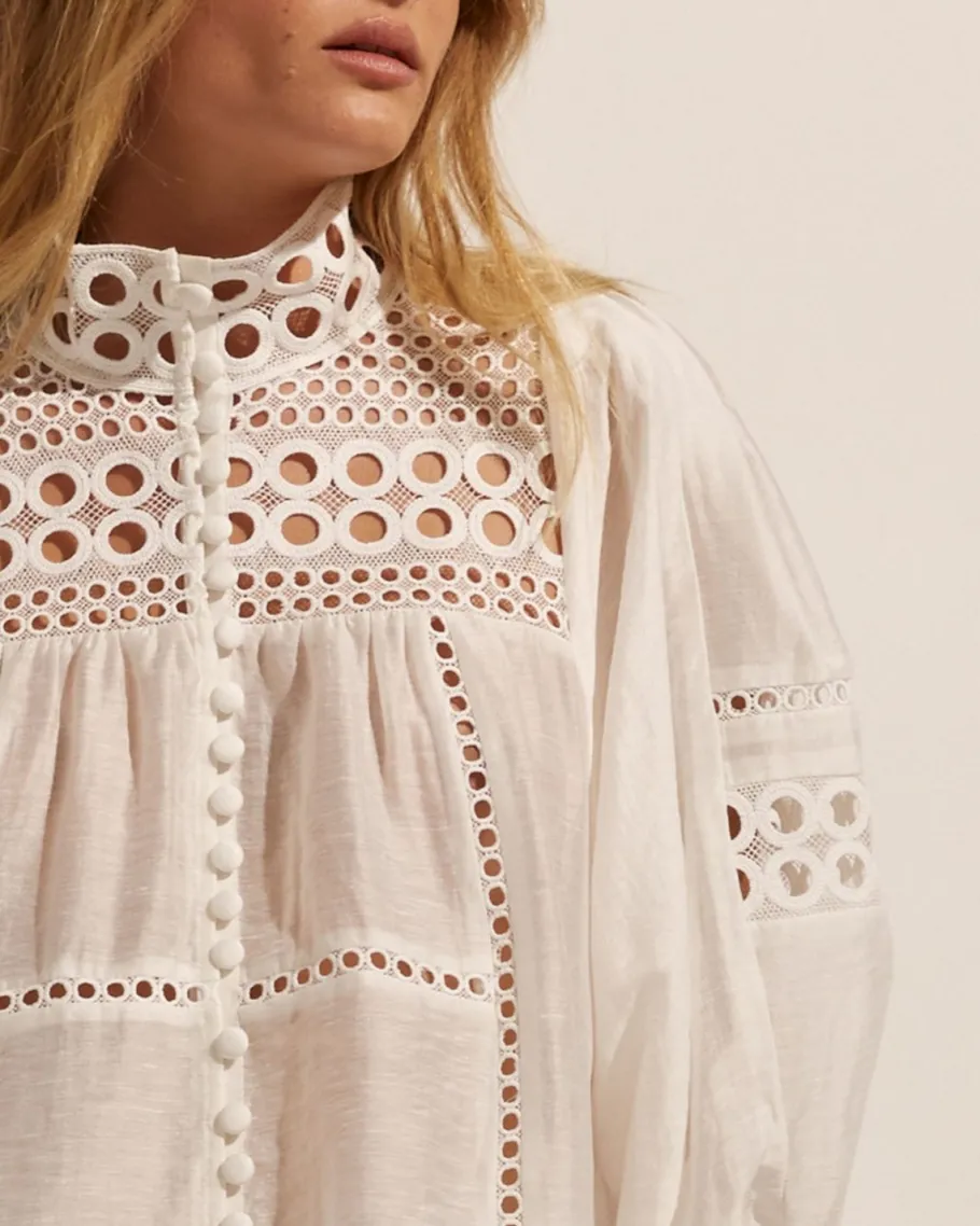 Dedicate Top-Porcelain|zoe kratzmann New
