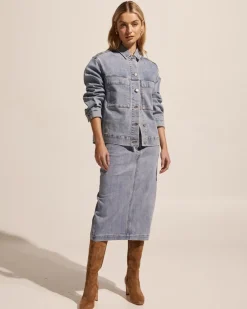Edit Jacket-Washed Denim|zoe kratzmann