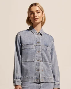 Edit Jacket-Washed Denim|zoe kratzmann