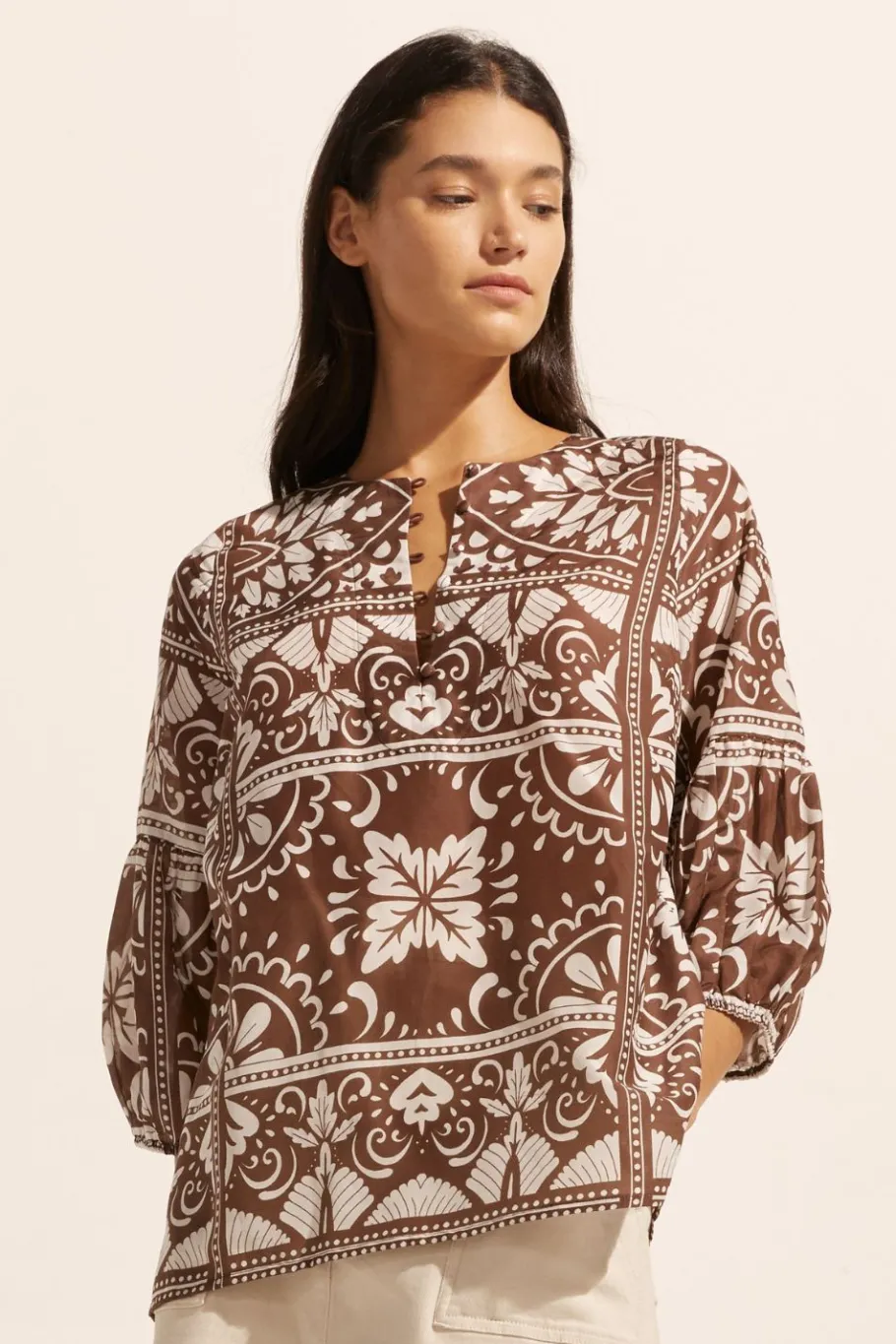 Entice Top-Choc Mosaic|zoe kratzmann