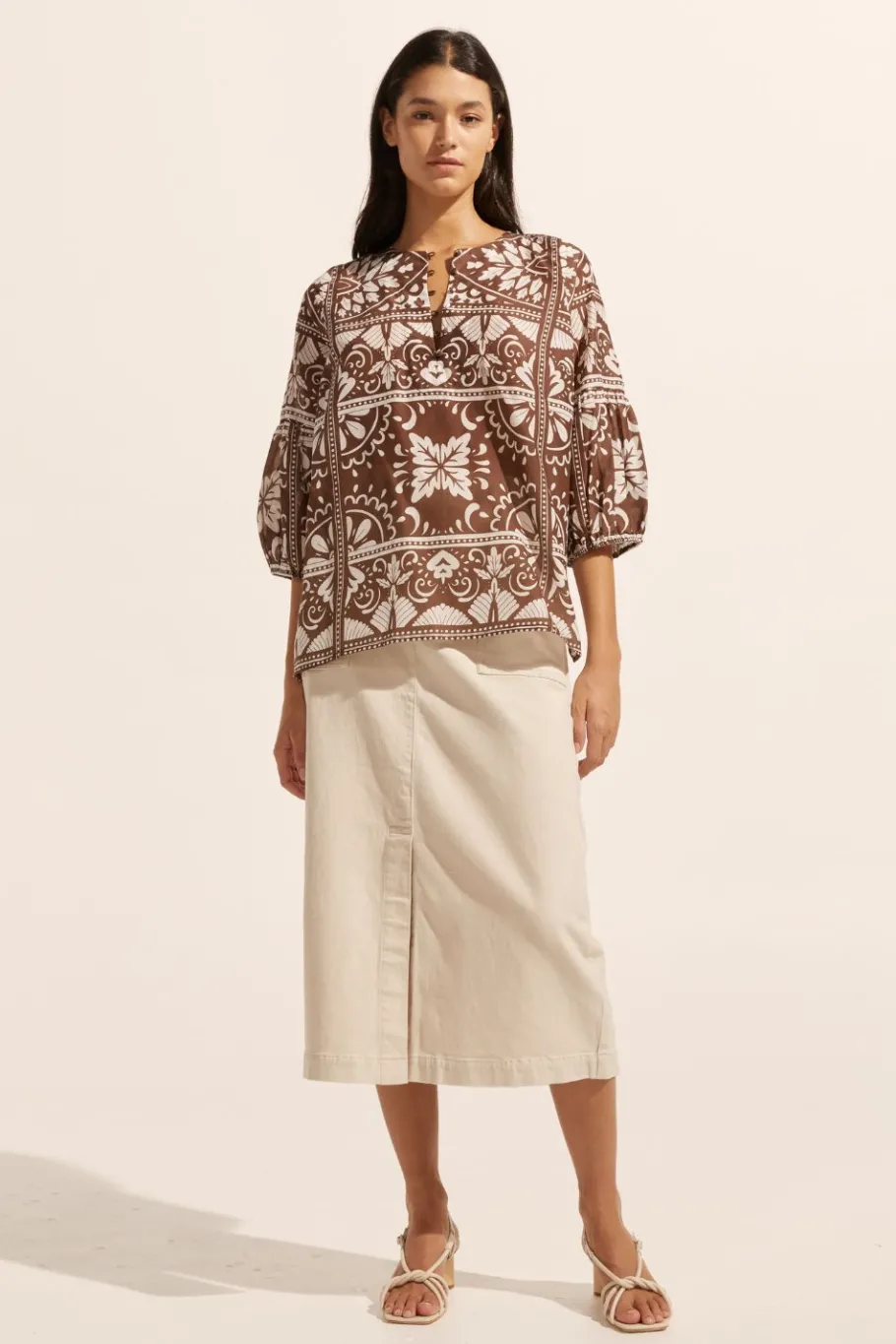 Entice Top-Choc Mosaic|zoe kratzmann