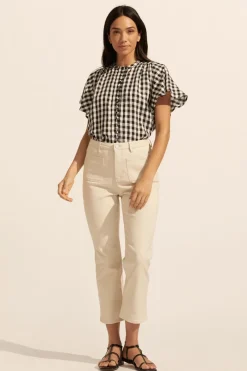 Essence Top-Black Check|zoe kratzmann