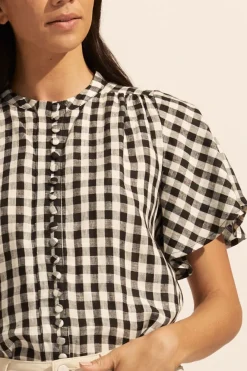 Essence Top-Black Check|zoe kratzmann