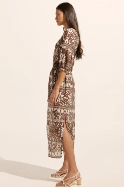 Explore Dress-Choc Mosaic|zoe kratzmann Clearance