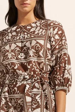 Explore Dress-Choc Mosaic|zoe kratzmann Clearance