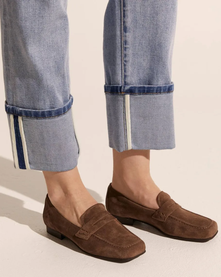 Fare Loafer-Chocolate Suede|zoe kratzmann Clearance