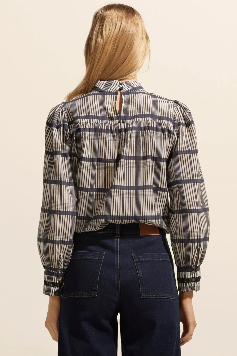 Faze Top-Ink/Porcelain Check|zoe kratzmann