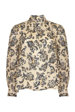 Faze Top-Ochre Floral|zoe kratzmann Clearance