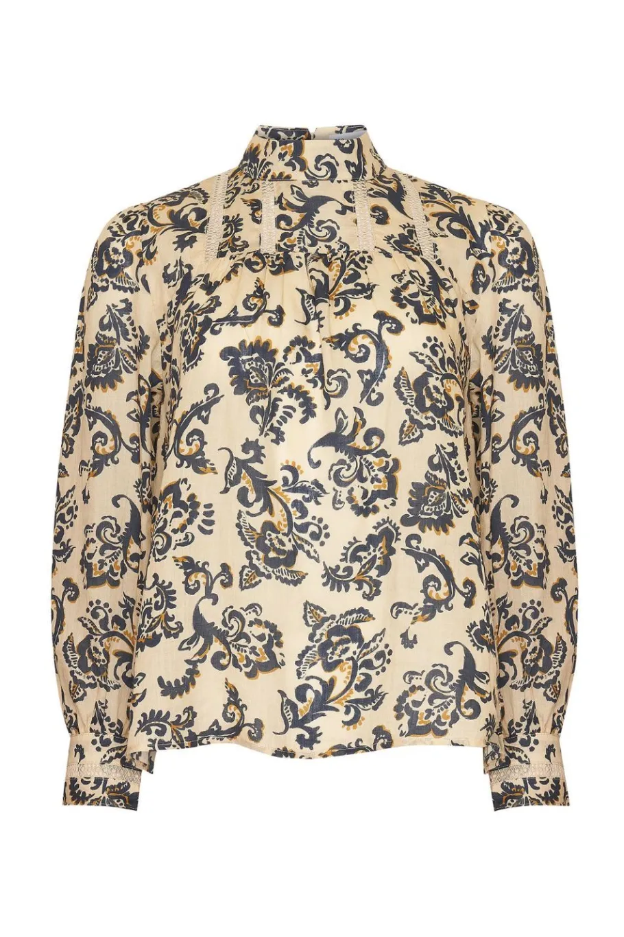 Faze Top-Ochre Floral|zoe kratzmann Clearance