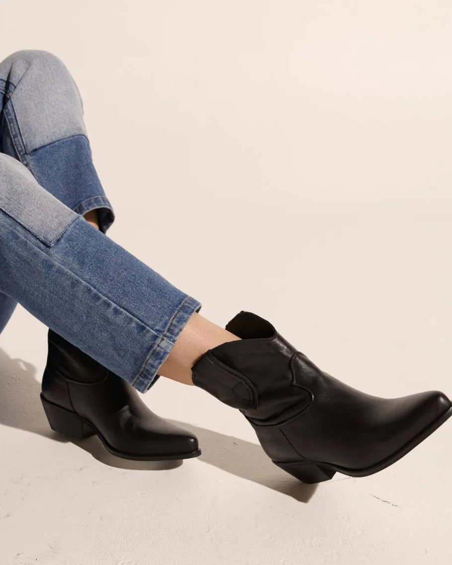Fiesta Boot-Black Leather|zoe kratzmann